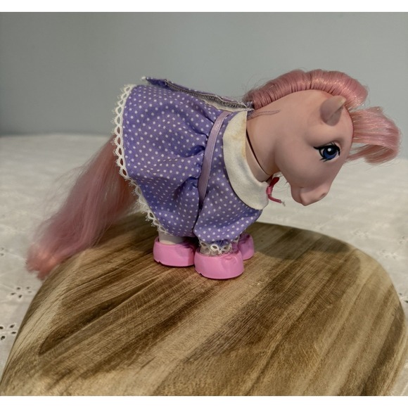 Hasbro Other - G1 1982 My Little Pony Cotton Candy In "Party Time" Pony‎ Wear Dress And Shoes